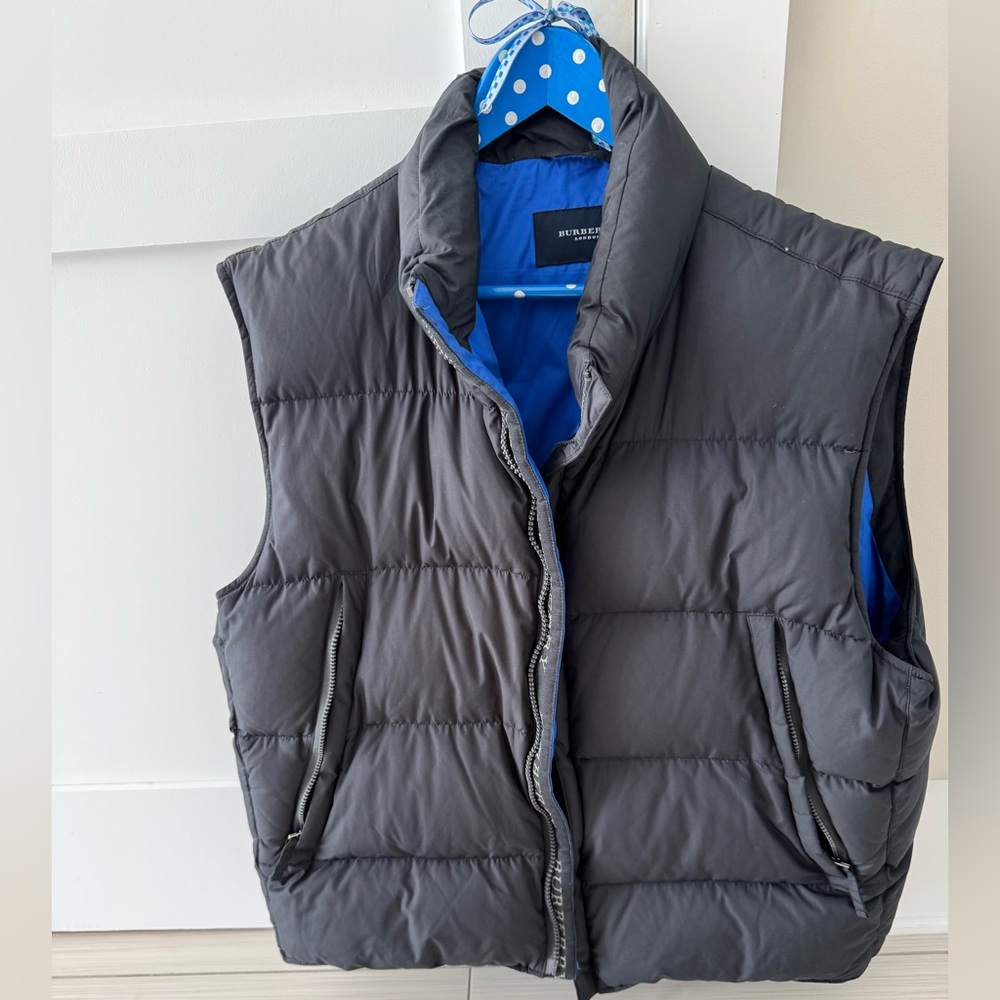 Burberry London Blue Polyester Vest